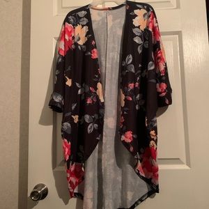 🐿Black with floral bolero One size fits most